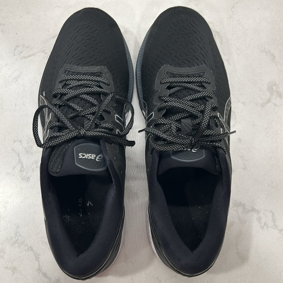 ASICS GEL KAYANO 27 MENS SNEAKERS 13 Extra Wide Black Silver - Picture 8 of 16